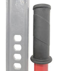 Premium Black Rubber Handle Grip For Hi-Lift Jacks And Off Road Lifts-Non-Slip, Soft Comfort Grip shown next to metal jack bar.