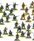 Bolt Action Italian Army and Blackshirts 1 To 56 Scale Tabletop Miniatures Set Epic World War II Soldiers Plastic Paintable 28mm Minifigures