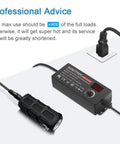 All Purpose 60W Adjustable DC Power Supply For Electronics 3 To 12V Output Up To 5A 100 To 240V AC Input shown plugged in
