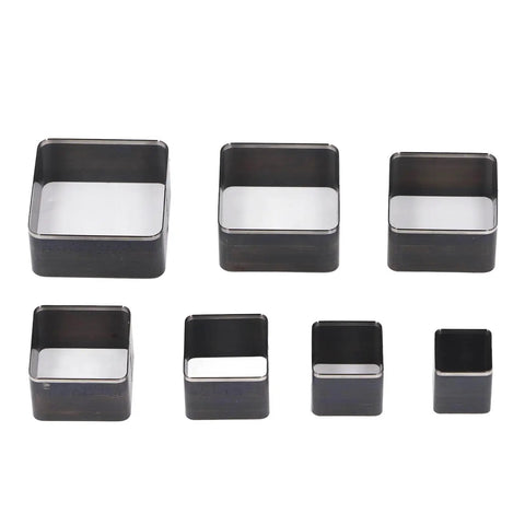 Premium Alloy Steel Rectangle Cutting Dies Set For Heavy Duty Leather Wallet And Bag Crafting Diy Supplies Built Tough With Hella Precision And Serious Long Lasting Durability