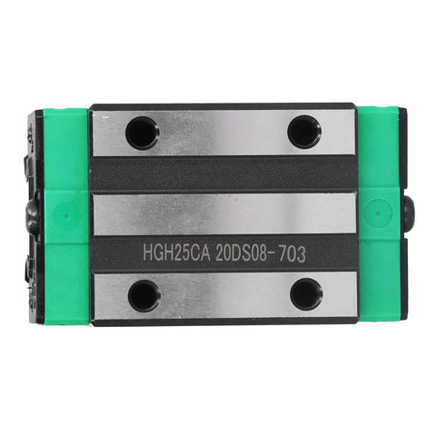 Heavy Duty Linear Slider Block Bearing Steel Rail Guide for CNC Machines and Automated Machinery Smooth Motion for Textile and Automotive Equipment Pro Grade HGH25CA linear slider block
