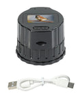 Telescope Camera Eyepiece With 1.5 Inch TFT Screen For 1080P Video Recording, display showing bird, with USB cable