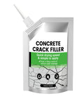 Gutsy Concrete Crack Filler And High Flex Sealant Offers No Sweat Weather Resistant Waterproof Coating For Floors And Walls That Handles Daily Grind Without Flaking Or Peeling, 100g pouch for filling cracks.