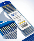 Ten Pack 3/32 Inch 1.5% Lanthanated Tungsten Electrodes For TIG Welding WL15 EWLa-1.5 Pro-Grade Set in packaging