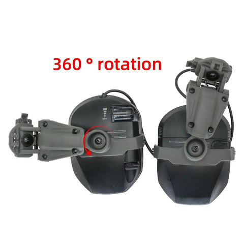 Heavy Duty Arc Rail Adapter For Tactical Helmets Slams Tight On Fast Ach And Mich Platforms Smooth Ride With Walkers Razor Electronic Earmuffs Range Ready And Dead Nuts Secure For Daily Drills