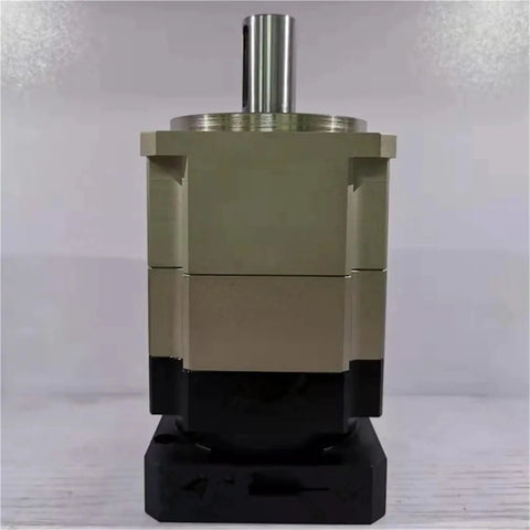Beefed Up Helical Gear Planetary Gearbox Reducer Fitted For Nema 34 Stepper Motors with a robust aluminum casing.