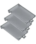 Built Tough Outdoor Electrical Box Replacement Cover Heavy Duty Type 3R Enclosure Cover For Wet Locations With UV Resistant Plastic and All Weather Shielding showing three stacked covers.