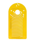 Pro Circle Cutting Jig For Wood Router, yellow plastic with calibrated scale for precision circle cuts