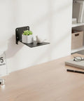 Floating Shelf Bracket Made From Cold Rolled Steel - Invisible Wall Mount For Small Decor And Plants, Minimalist Hidden Support