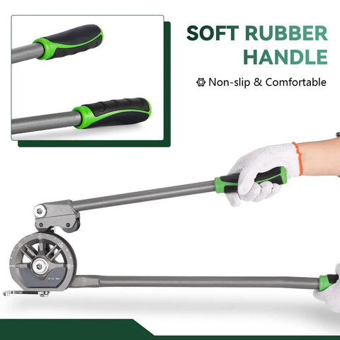 5/8 Inch OD Tubing Bender Roller Type Pipe Bender for HVAC Copper and Aluminum Tubing 180 Degree Bend Tool with soft handle