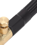 Heavy Duty Tire Inflator Extension 16cm Hose Quick Connect Air Chuck Flexible Adapter For Cars Motorcycles Evs Bikes Reaches Stems Behind Spokes With No Sweat Setup And Easy Peasy Connection For Perfect Pressure When You Need It And Get Work Done Fast brass air chuck