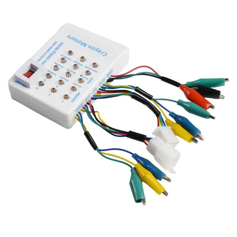 No Fuss Brushless Motor Controller Tester Designed For Electric Bikes And Scooters providing fast hall sensor verification with wires.