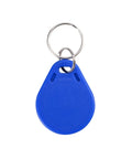 Blue RFID key fob from 100 Pack 125KHz RFID Key Fob Tags EMID Read Only For Door Access Control EM4100 4102 Compatible ID Fobs