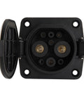 Built Different Ev Charging Adapter For Electric Cars Featuring Gbt Inlet Socket heavy duty connector with four contact pins.