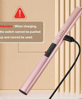 Chic Electric Candle Lighter Gift For Women, Perfect Stocking Stuffer And Holiday Present, shown charging with USB cable