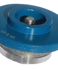 Three Eighths Inch Radius Bullnose Diamond Router Bit For Stone Marble Concrete Edge Profile B10 with blue and metal finish