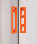 Hydraulic Door Hinge With Soft Close, Invisible Door Hinge for 90 Degree Automatic Door Closures on white surface