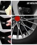 Valve Stem Caps For Car Tires With Fashionable Patterns Dustproof Water Resistant Tire Air Cap Covers easy installation guide