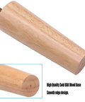 Single leg from 6 Inch Replacement Wood Furniture Legs Set Of 4 For Sofa Couch Table Cabinet Dresser Chair And Ottoman Mid Century Style Sturdy Hardwood Diy Repair And Home Makeovers