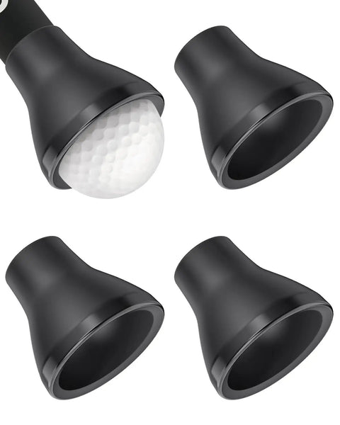Putter Ball Retriever Cup 4 Pack Soft Rubber Grabber For Round Thinner Putter Grips 0.9 To 1.06 Inches Easy Ball Pickup From Sand Traps Mud Grass Back Saver Portable Golf Accessory
