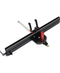 Professional 0 To 60 Degree Angle Miter Gauge With Extended Table Fence For Router Benches featuring precision scale and sturdy build.