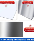 Two 304 stainless steel craft sheets, 12 x 6 x 0.018 in, flat brushed metal for DIY projects