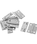 Rectangle Folding Closet Cabinet Door Hinge Hardware 1.5 Inch Soft Close Quiet Close No Drill Needed Install With Screwdriver