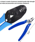 Coaxial Cable Tool Kit With Heavy Duty BNC Crimp Tool And 8 BNC And UHF Male Connectors Coaxial Cable Stripper And Wire Cutter