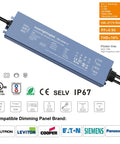 24V 200W UL Listed Dimmable Power Supply With 0 To 10V And Triac Dimming Waterproof IP67 Outdoor LED Driver for IP68 Dimming