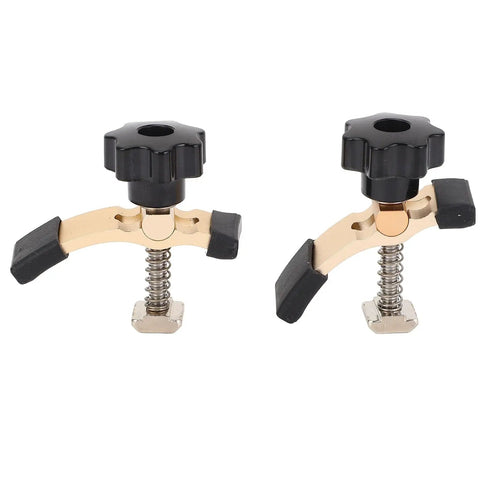 Heavy Duty CNC Router Press Clamp Made From Top Tier Aluminum Alloy T Track Hold Down Tool with Quick Acting Knob.