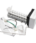 Model Specific Refrigerator Ice Maker Assembly Replacement 120V 8 Cube With Harness And Bail Arm Extension Fits 550 611 650 680 Models
