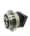 Dead Nuts Accurate Helical Gear Planetary Gearbox With Sturdy Flange Output Reducer, compact metal design with flange mount.