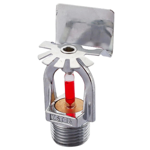 1/2 Inch Pendent Fire Sprinkler Head 68C 155F Quick Response with chrome finish for home fire safety in kitchens and bedrooms.