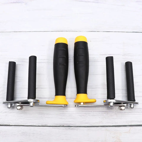 Angle Adjustable Gypsum Board Lifter With Solid Anti Slip Grip Heavy Duty Drywall Carry Tool For Sheetrock And Ceramic Tile tough rubber grips and alloy frame