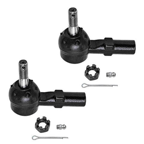 10 Piece Front Suspension Kit For Toyota Camry Avalon Solara With Tie Rods And Sway Bar Links Replacement Set For 1997 To 2004 Models Durable Easy Install OEM Style Parts For A Smooth Quiet Ride And A Snug Street Proven Feel. front tie rod ends with castle nuts and cotter pins