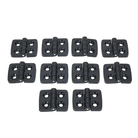Durable Nylon Plastic Butt Bearing Door Hinges 10 Pack For Cabinets Toolboxes Windows And Home Furniture With Built In Bearing
