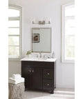 Adley Collection 3 Light Clear Glass Bath Vanity Light Polished Nickel Finish Wall Mounted Traditional Fixture for Bathrooms