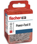 Power-Fast II 3.5 X 30 Mm Wood Screws Box Pack Of 90 Zinc Plated For Solid Wood And Wood To Wood Joints Pro Grade Hardware