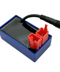 Six Pin DC Racing CDI Box for CG125 and 150cc 200cc 250cc motorcycles dirt bikes ATVs go karts pit bikes with one meter wire, close-up view