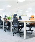 Office space with rolling chairs on Replacement Office Chair Casters Set Of 5 With Rubber Wheels And Threaded Stem Three Eighths Inch