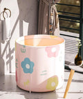 Foldable Portable Bathtub For Adults With Insulated Five Layer Design Non Inflatable PVC Spa Standing Bath For Shower Stall