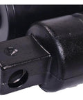 Close-up of Built To Last Heavy Duty 12V Hydraulic Linear Actuator 5 8 inch mounting hole for Kyb construction equipment.
