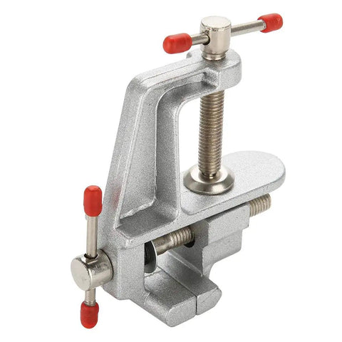Ultra Portable Aluminum Mini Vise Clamp For Jewelry Making And Small Repairs On Your Workbench Easy Adjustable Precision Clamp