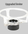 SENECESLI 35mm concealed hinge jig drill guide; clear plastic ring with black knurled limiter knob
