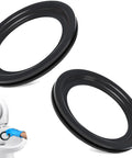 RV Toilet Seal Replacement Kit For Campers And Travel Trailers Flush Ball Gasket Seal For 300 310 320 Toilets Part 385311658 Durable Rubber Easy Install Fix Leaks And Odors 2 Pack, black rubber seals