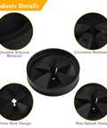 3.25 Inch Silicone Sink Baffle Replacement For Garbage Disposals No Splash Drain Guard Quiet Collar And Drain Plug