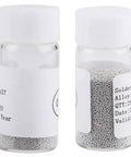 Pro Grade BGA Reball Solder Balls Kit 0.6mm For GPU CPU IC Chips And PCB Soldering Universal Stencil Ball Set, two bottles shown