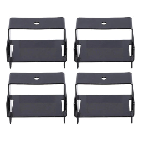 Top Rated Keenso Leaf Spring Clamp Kit 4PC Durable Stainless Steel Stabilizing Clips 4 black truck leaf spring clamps