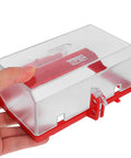 Emergency Stop Button Cover Lockout Guard Transparent Push Button Switch Protector For Electrical Equipment Safety Oversize Protection Box
