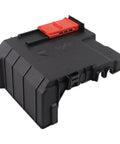Hella Rugged Under Hood Fuse Block Upper Cover Replacement For Chevy Silverado Sierra Tahoe Suburban Gmc Cadillac Hummer Ev Truck Suv Socket Protector Plate showing black plastic cover with red connector.